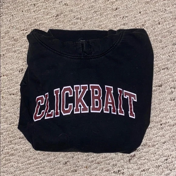 clickbait Tops Copy David Dobrik Clickbait Hoodie Poshmark